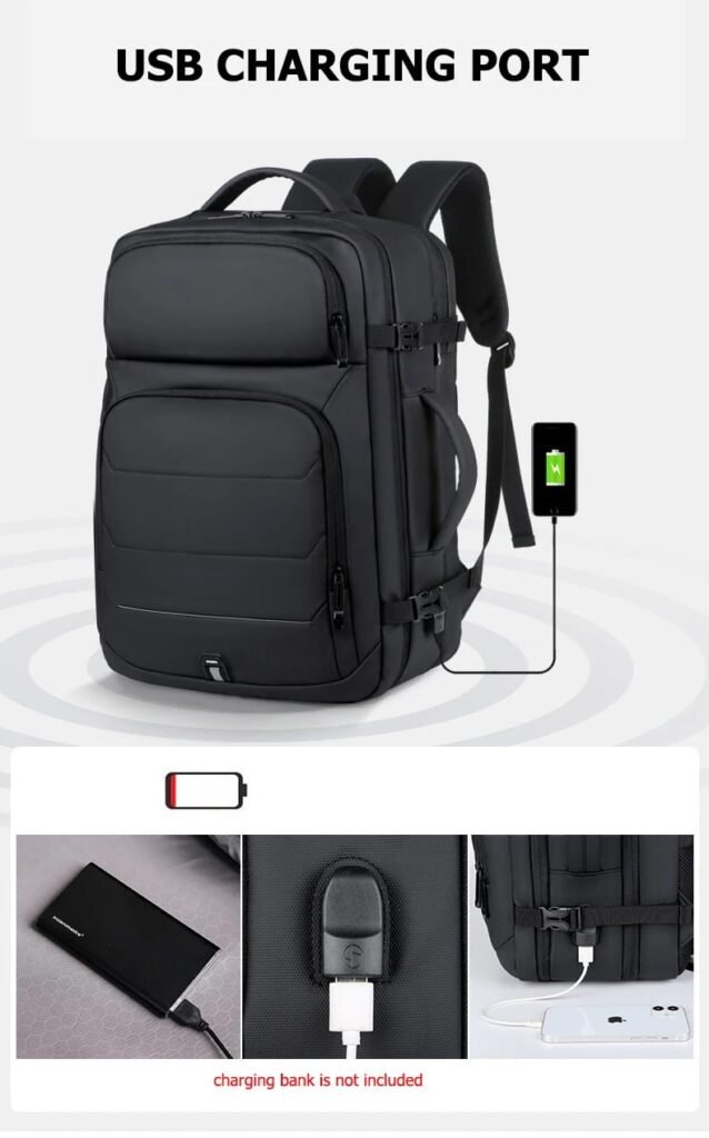 17 Inches expandable laptop bag