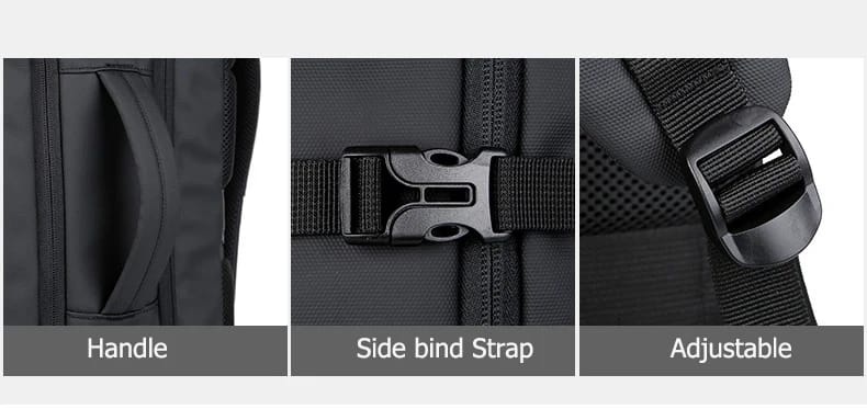 17 Inches expandable laptop bag