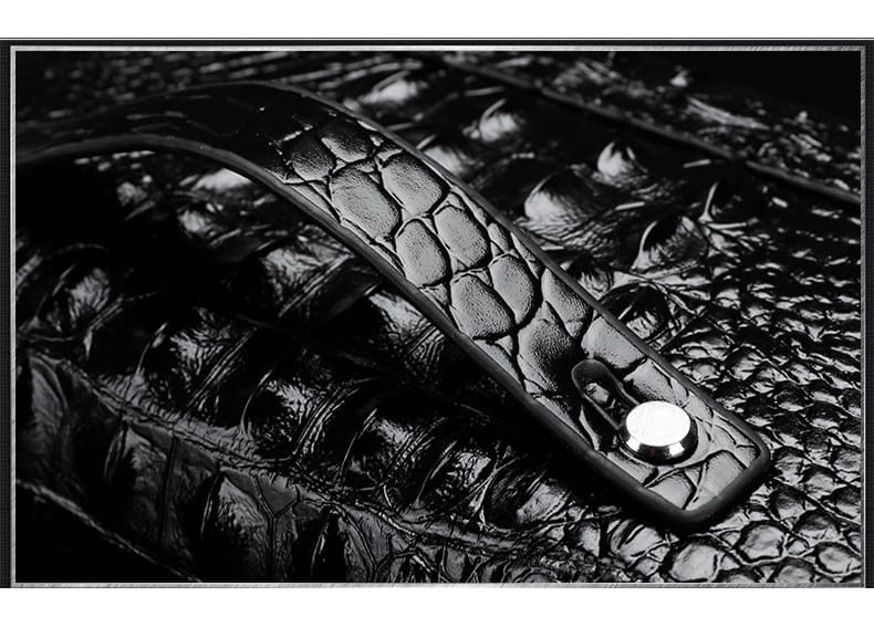 LUXE CROC EXECUTIVE CLUTCH BAG