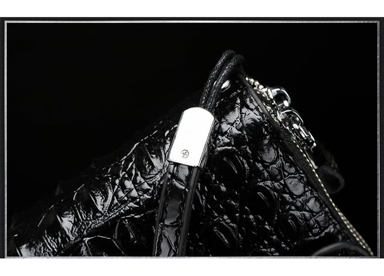 LUXE CROC EXECUTIVE CLUTCH BAG