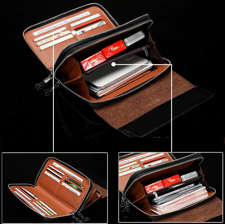 LUXE CROC EXECUTIVE CLUTCH BAG