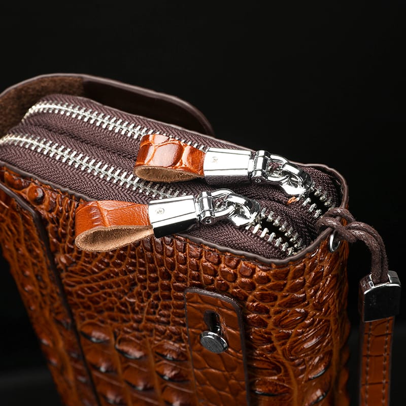 LUXE CROC EXECUTIVE CLUTCH BAG