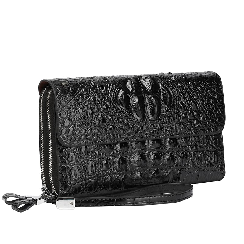 LUXE CROC EXECUTIVE CLUTCH BAG